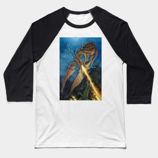 Smaug Faces Bard the Bowman Baseball T-Shirt